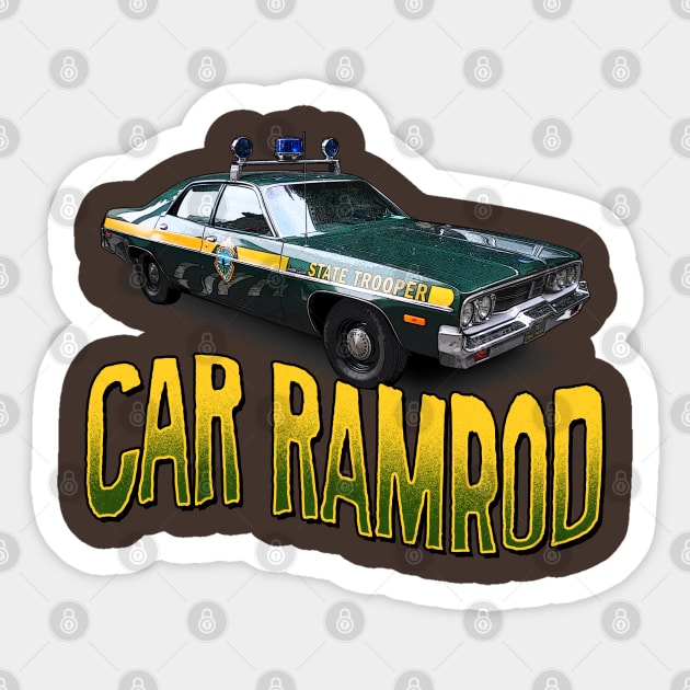 Car Ramrod Sticker by JCD666